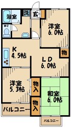 サンモール神明の物件間取画像